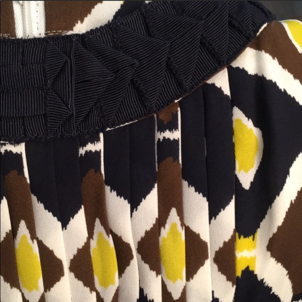 Tory Burch Pleated Silk Shift Dress size 6 - Picture 8 of 9